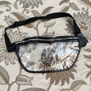 White Claw Clear Bag Fanny Pack Chest Crossbody Hard Seltzer